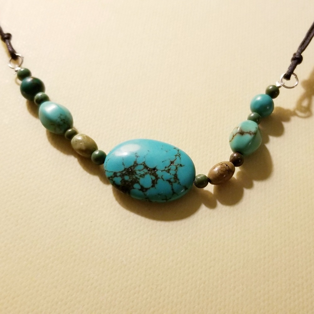 Turquoise Stone Necklace